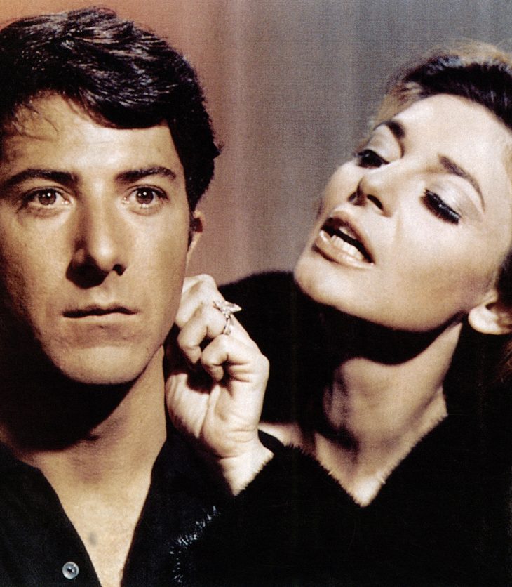 Mrs Robinson teases the main character in a still from the film