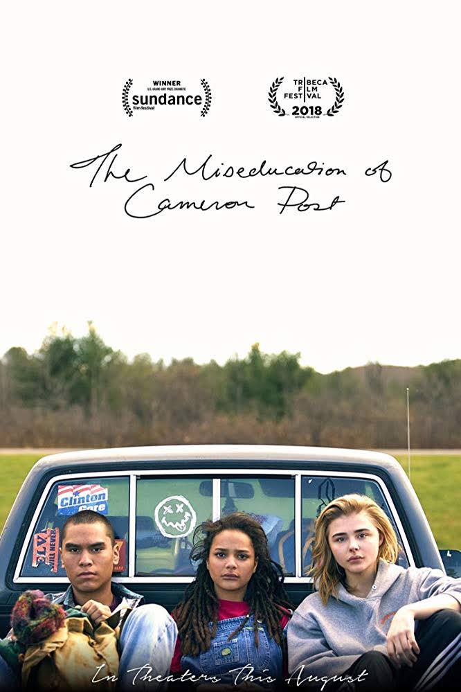 Book cover of 'The Miseducation of Cameron Post' by Emily Danforth.
