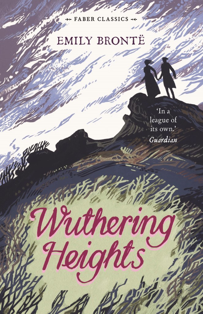 The book cover of 'Wuthering Heights' by Emily Bronte