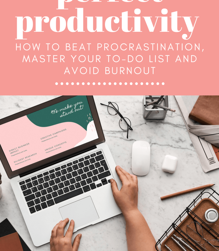 Book cover for ebook Perfect Productivity