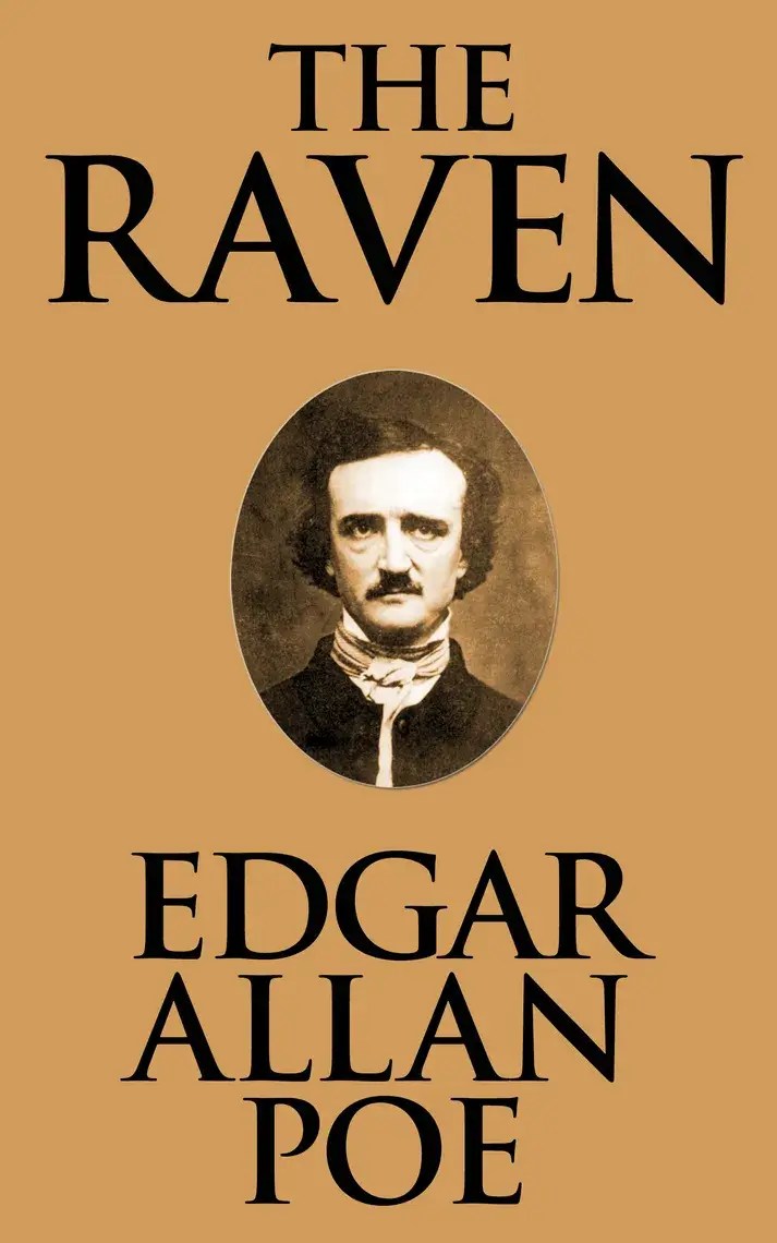 the raven by edgar allan poe book cover: books to read for Halloween