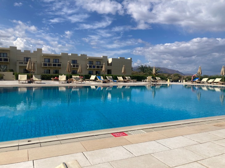 swimming pool on a resort