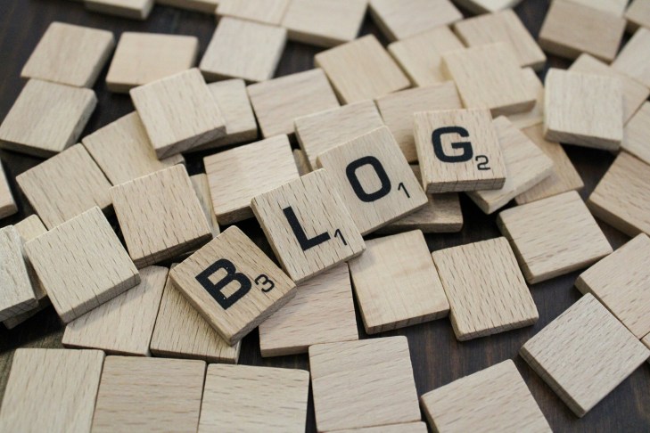 scrabble titles that spell out "BLOG"